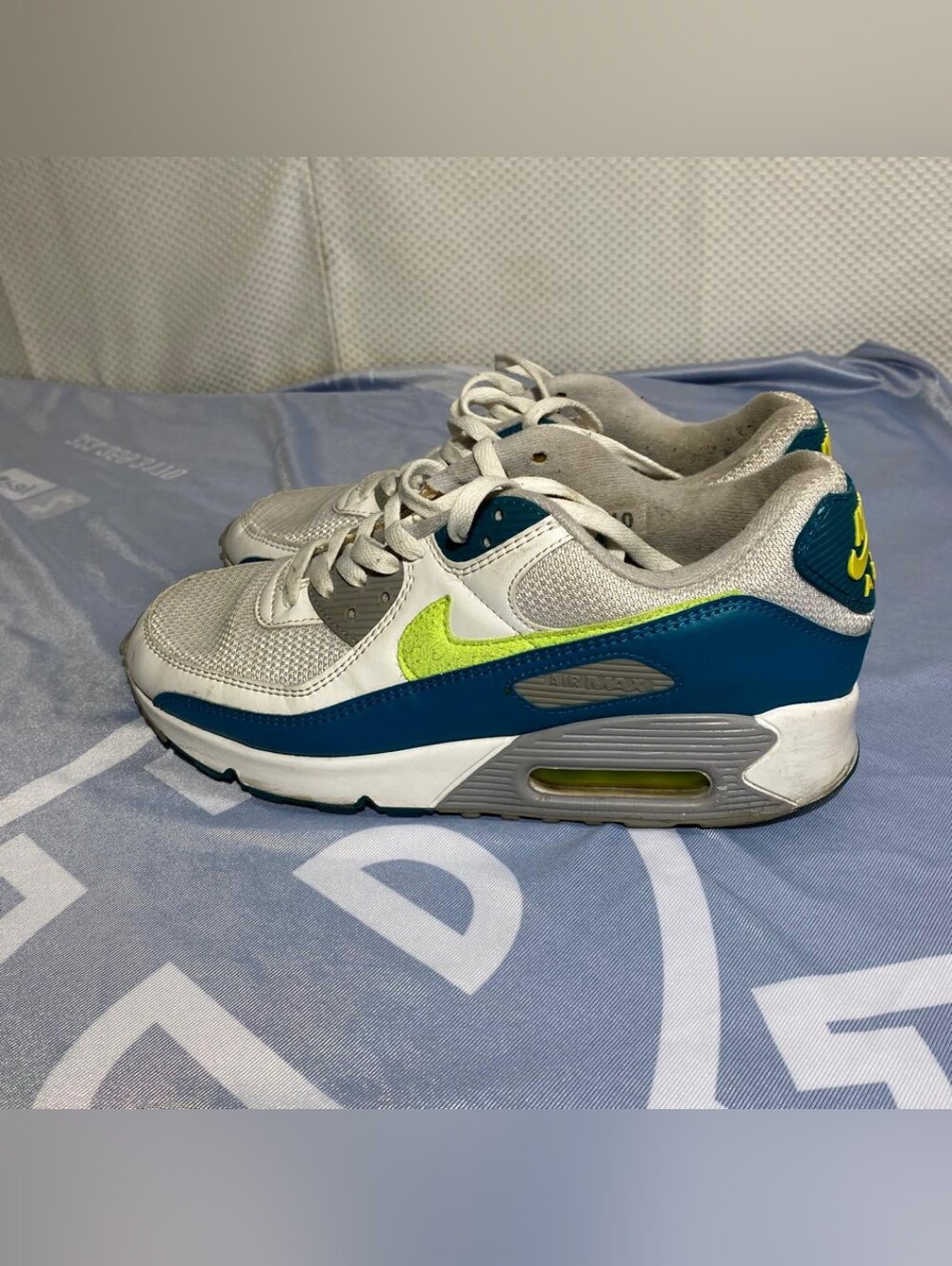 Nike Air Max 90 Spruce Lime Sneakers CZ2908-100 Men's Size 10